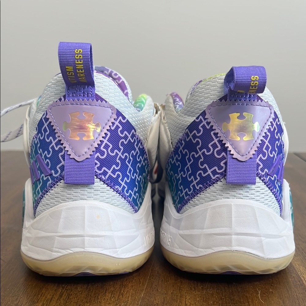 Adidas D.O.N. Issue 3 Autism Speaks Grey Mens Size 11.5 Basketball Shoes GY0321 - Picture 6 of 16